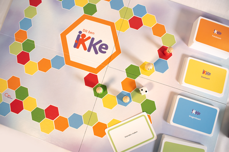 Ikke - h&eacute;t kennismakingsspel - spelbord